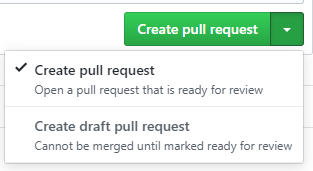 draft pull request